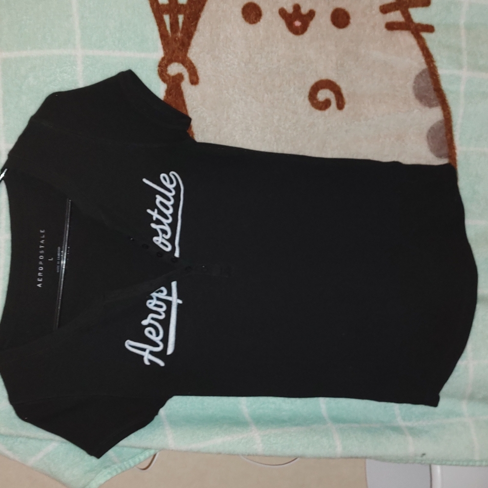 Short sleeve Henley shirt